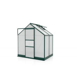 Serre De Jardin Apollo 2500 En Aluminium émeraude Et Panneaux De Polycarbonate De 6 Mm - Vitavia -Jardin Serre Boutique serre de jardin apollo 2500 en aluminium emeraude et panneaux de polycarbonate de 6 mm vitavia 4