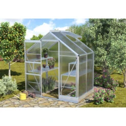 Serre De Jardin Apollo 2500 En Aluminium Et Panneaux De Polycarbonate De 6 Mm - Vitavia -Jardin Serre Boutique serre de jardin apollo 2500 en aluminium et panneaux de polycarbonate de 6 mm vitavia 2