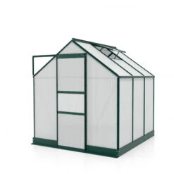 Serre De Jardin Apollo 3800 En Aluminium émeraude Et Panneaux De Polycarbonate 4mm - Vitavia -Jardin Serre Boutique serre de jardin apollo 3800 en aluminium emeraude et panneaux de polycarbonate 4mm vitavia 1