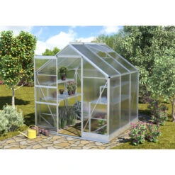 Serre De Jardin Apollo 3800 En Aluminium Et Panneaux De Polycarbonate De 4 Mm - Vitavia -Jardin Serre Boutique serre de jardin apollo 3800 en aluminium et panneaux de polycarbonate de 4 mm vitavia 3