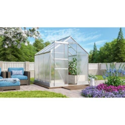 Serre De Jardin Apollo 3800 En Aluminium Et Panneaux De Polycarbonate De 6 Mm - Vitavia -Jardin Serre Boutique serre de jardin apollo 3800 en aluminium et panneaux de polycarbonate de 6 mm vitavia 2