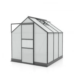 Serre De Jardin Apollo 3800 En Aluminium Noir Et Panneaux De Polycarbonate De 4 Mm - Vitavia -Jardin Serre Boutique serre de jardin apollo 3800 en aluminium noir et panneaux de polycarbonate de 4 mm vitavia 1