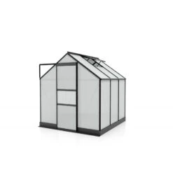 Serre De Jardin Apollo 3800 En Aluminium Noir Et Panneaux De Polycarbonate De 6 Mm - Vitavia -Jardin Serre Boutique serre de jardin apollo 3800 en aluminium noir et panneaux de polycarbonate de 6 mm vitavia 4