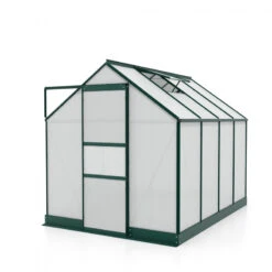 Serre De Jardin Apollo 5000 En Aluminium émeraude Et Panneaux De Polycarbonate 4mm - Vitavia -Jardin Serre Boutique serre de jardin apollo 5000 en aluminium emeraude et panneaux de polycarbonate 4mm vitavia 1