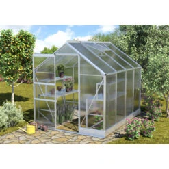Serre De Jardin Apollo 5000 En Aluminium Et Panneaux De Polycarbonate De 4 Mm - Vitavia -Jardin Serre Boutique serre de jardin apollo 5000 en aluminium et panneaux de polycarbonate de 4 mm vitavia 3