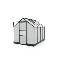 Serre De Jardin Apollo 5000 En Aluminium Noir Et Panneaux De Polycarbonate De 6 Mm - Vitavia -Jardin Serre Boutique serre de jardin apollo 5000 en aluminium noir et panneaux de polycarbonate de 6 mm vitavia 4
