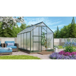 Serre De Jardin Apollo 6200 En Aluminium émeraude Et Panneaux De Polycarbonate 4mm - Vitavia 10 Serre De Jardin Apollo 6200 En Aluminium émeraude Et Panneaux De Polycarbonate 4mm - Vitavia -Jardin Serre Boutique serre de jardin apollo 6200 en aluminium emeraude et panneaux de polycarbonate 4mm vitavia 2