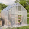 Serre De Jardin Comet 3,8m² En Aluminium Anodisé Et Polycarbonate 4mm - Vitavia -Jardin Serre Boutique serre de jardin comet 38m en aluminium anodise et polycarbonate 4mm vitavia