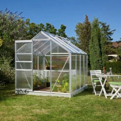 Serre De Jardin Comet 5m² En Aluminium Anodisé Et Polycarbonate 4mm - Vitavia