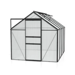 Serre De Jardin Comet 5m² En Aluminium Noir Et Polycarbonate 4mm - Vitavia -Jardin Serre Boutique serre de jardin comet 5m en aluminium noir et polycarbonate 4mm vitavia 4