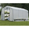 Serre De Jardin Démontable 18,3m² En Polyéthylène Et Acier - Shelter Logic -Jardin Serre Boutique serre de jardin demontable 183m en polyethylene et acier shelter logic