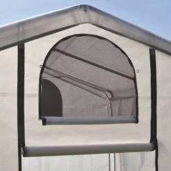 Serre De Jardin Démontable 18,3m² En Polyéthylène Et Acier - Shelter Logic -Jardin Serre Boutique serre de jardin demontable 183m en polyethylene et acier shelter logic 3