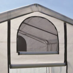 Serre De Jardin Démontable 3,24m² En Polyéthylène Et Acier - Shelter Logic -Jardin Serre Boutique serre de jardin demontable 324m en polyethylene et acier shelter logic 3