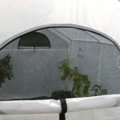 Serre De Jardin Démontable 4,32m² En Polyéthylène Et Acier Avec étagère - Shelter Logic -Jardin Serre Boutique serre de jardin demontable 432m en polyethylene et acier avec etageres shelter logic 3