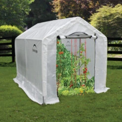 Serre De Jardin Démontable 4,32m² En Polyéthylène Et Acier - Shelter Logic -Jardin Serre Boutique serre de jardin demontable 432m en polyethylene et acier shelter logic 2