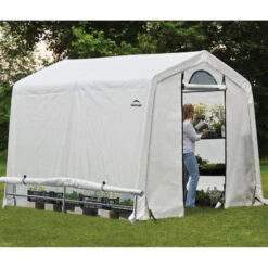 Serre De Jardin Démontable 5,76m² En Polyéthylène Et Acier - Shelter Logic