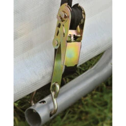 Serre De Jardin Démontable 5,76m² En Polyéthylène Et Acier - Shelter Logic -Jardin Serre Boutique serre de jardin demontable 576m en polyethylene et acier shelter logic 5