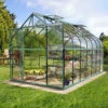Serre De Jardin Diana 11,5m² En Aluminium émeraude Et Verre De Sécurité 3mm - Vitavia -Jardin Serre Boutique serre de jardin diana 115m en aluminium emeraude et verre de securite 3mm vitavia