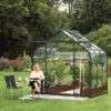 Serre De Jardin Diana 5m² En Aluminium émeraude Et Verre De Sécurité 3mm - Vitavia -Jardin Serre Boutique serre de jardin diana 5m en aluminium emeraude et verre de securite 3mm vitavia