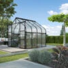 Serre De Jardin Diana 6,7m² En Aluminium Noir Et Panneaux De Polycarbonate 4mm - Vitavia -Jardin Serre Boutique serre de jardin diana 67m en aluminium noir et panneaux de polycarbonate 4mm vitavia