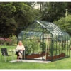 Serre De Jardin Diana 9,9m² En Aluminium émeraude Et Verre De Sécurité 3mm - Vitavia