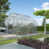 Serre De Jardin Diana 9,9m² En Aluminium Et Panneaux De Polycarbonate 4mm - Vitavia -Jardin Serre Boutique serre de jardin diana 99m en aluminium et panneaux de polycarbonate 4mm vitavia