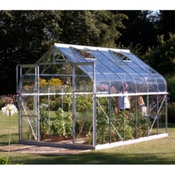 Serre De Jardin Diana 9,9m² En Aluminium Et Verre De Sécurité 3mm - Vitavia -Jardin Serre Boutique serre de jardin diana 99m en aluminium et verre de securite 3mm vitavia 1