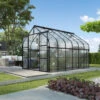 Serre De Jardin Diana 9,9m² En Aluminium Noir Et Panneaux De Polycarbonate 4mm - Vitavia -Jardin Serre Boutique serre de jardin diana 99m en aluminium noir et panneaux de polycarbonate 4mm vitavia