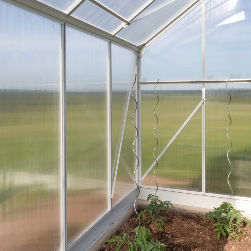 Serre De Jardin Dorado 6m² En Aluminium Blanc Et Polycarbonate 6mm – Westmann 5 Serre De Jardin Dorado 6m² En Aluminium Blanc Et Polycarbonate 6mm – Westmann – Image 3