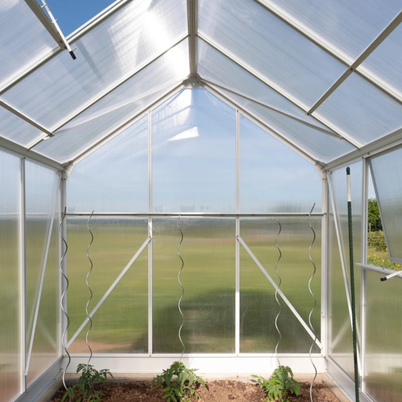 Serre De Jardin Dorado 6m² En Aluminium Blanc Et Polycarbonate 6mm – Westmann 6 Serre De Jardin Dorado 6m² En Aluminium Blanc Et Polycarbonate 6mm – Westmann – Image 4