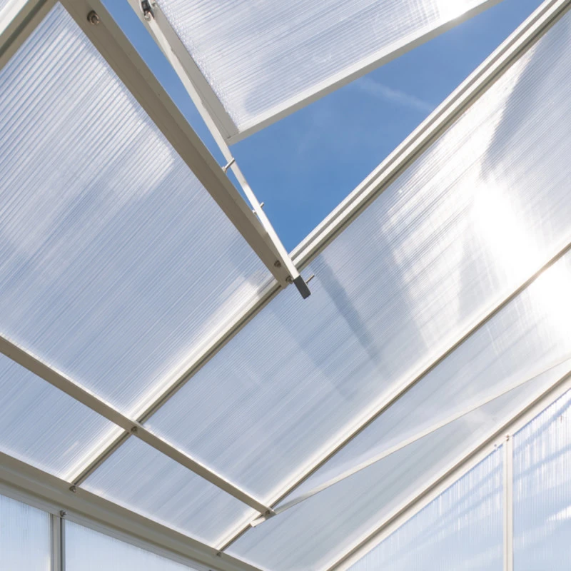 Serre De Jardin Dorado 6m² En Aluminium Blanc Et Polycarbonate 6mm – Westmann 9 Serre De Jardin Dorado 6m² En Aluminium Blanc Et Polycarbonate 6mm – Westmann – Image 7