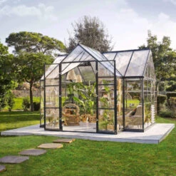 Serre De Jardin En Alu Et Polycarbonate 10,89m² Victory Orangery™ – Canopia -Jardin Serre Boutique serre de jardin en alu et polycarbonate 1089m victory orangery canopia 12