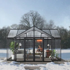 Serre De Jardin En Alu Et Polycarbonate 16m² Triomphe – Canopia By Palram -Jardin Serre Boutique serre de jardin en alu et polycarbonate 16m triomphe canopia 3