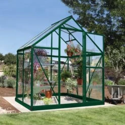 Serre De Jardin En Alu Et Polycarbonate 2,3m² Harmony™ Verte – Palram - Canopia