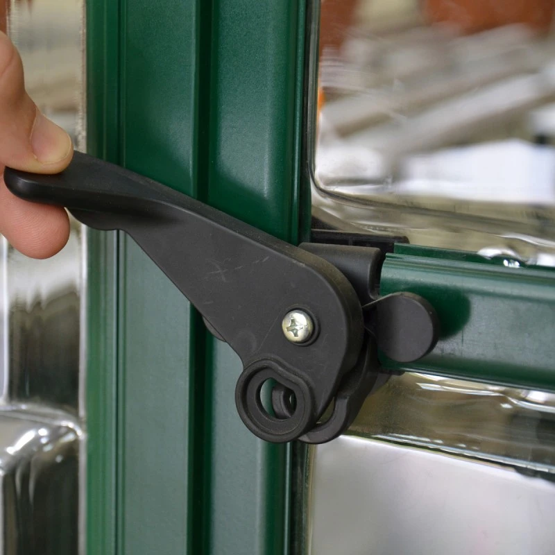 Serre De Jardin En Alu Et Polycarbonate 2,3m² Harmony™ Verte – Palram - Canopia 7 Serre De Jardin En Alu Et Polycarbonate 2,3m² Harmony™ Verte – Palram - Canopia – Image 5