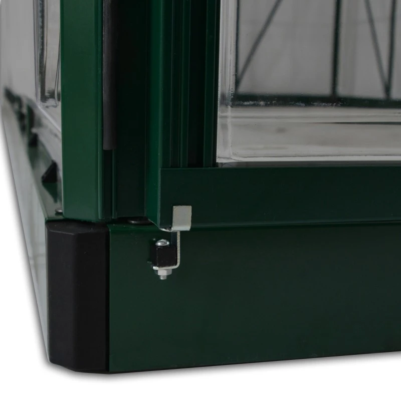 Serre De Jardin En Alu Et Polycarbonate 2,3m² Harmony™ Verte – Palram - Canopia 12 Serre De Jardin En Alu Et Polycarbonate 2,3m² Harmony™ Verte – Palram - Canopia – Image 10