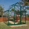 Serre De Jardin En Alu Et Polycarbonate 3,4m² Harmony™ Verte – Palram - Canopia -Jardin Serre Boutique serre de jardin en alu et polycarbonate 34m harmony verte palram