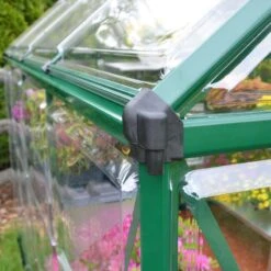 Serre De Jardin En Alu Et Polycarbonate 3,4m² Harmony™ Verte – Palram - Canopia -Jardin Serre Boutique serre de jardin en alu et polycarbonate 34m harmony verte palram 6