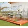 Serre De Jardin En Alu Et Polycarbonate 7,9m² Harmony™ Silver – Palram - Canopia -Jardin Serre Boutique serre de jardin en alu et polycarbonate 79m harmony silver palram