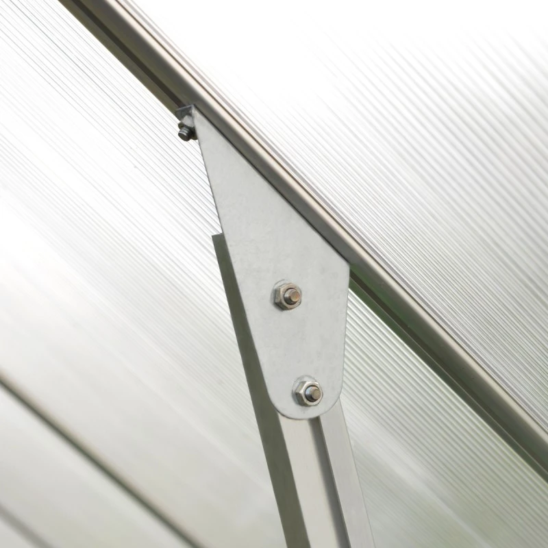 Serre De Jardin En Alu Et Polycarbonate 8,9m² Essence™ Silver – Canopia By Palram 6 Serre De Jardin En Alu Et Polycarbonate 8,9m² Essence™ Silver – Canopia By Palram – Image 4