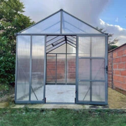 Serre De Jardin 8,9m² En Polycarbonate 10mm Glory Premium - Palram - Canopia -Jardin Serre Boutique serre de jardin en alu et polycarbonate 89m glory premium palram 16