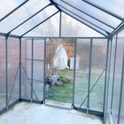 Serre De Jardin 8,9m² En Polycarbonate 10mm Glory Premium - Palram - Canopia -Jardin Serre Boutique serre de jardin en alu et polycarbonate 89m glory premium palram 18