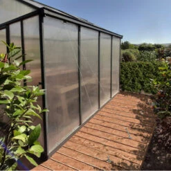 Serre De Jardin 8,9m² En Polycarbonate 10mm Glory Premium - Palram - Canopia -Jardin Serre Boutique serre de jardin en alu et polycarbonate 89m glory premium palram 6