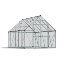 Serre De Jardin En Alu Et Polycarbonate 8,9m² Octave™ Silver – Canopia -Jardin Serre Boutique serre de jardin en alu et polycarbonate 89m octave silver canopia 3