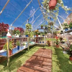 Serre De Jardin En Alu Et Polycarbonate 8,9m² Octave™ Silver – Canopia -Jardin Serre Boutique serre de jardin en alu et polycarbonate 89m octave silver canopia 6