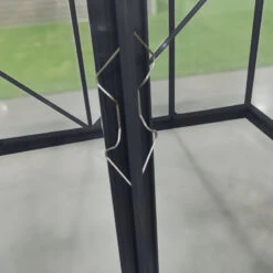 Serre De Jardin En Aluminium Anthracite Et Verre Trempé 4mm RINCA 5,68m² + Embase - Green Protect -Jardin Serre Boutique serre de jardin en aluminium anthracite et verre trempe 4mm rinca 568m embase green protect 7
