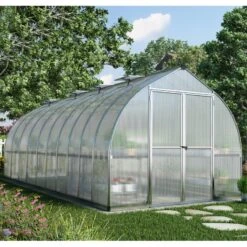 Serre De Jardin En Aluminium Et Polycarbonate 14,66m² Bella™ – Palram - Canopia -Jardin Serre Boutique serre de jardin en aluminium et polycarbonate 1466m bella palram 2