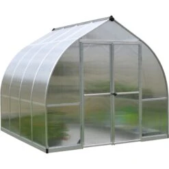 Serre De Jardin En Aluminium Et Polycarbonate 5,95m² Bella™ – Palram - Canopia -Jardin Serre Boutique serre de jardin en aluminium et polycarbonate 595m bella palram 1