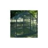 Serre De Jardin En Aluminium Laqué Gris Et Verre Trempé 5,77m² + Embase -Jardin Serre Boutique serre de jardin en aluminium laque gris et verre trempe 577m embase