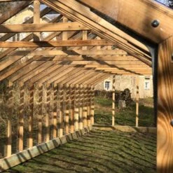 Serre De Jardin En Bois De Mélèze Lancelot 20m² - HELIO -Jardin Serre Boutique serre de jardin en bois de meleze lancelot 20m helio 7